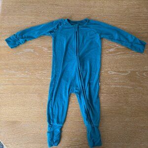 Little Sleepies Turquoise Zippy Size 3-6 months